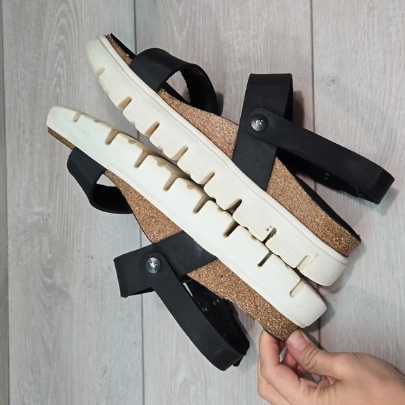 Papillio Women Cameron MarblStrappy Chunky Tractor Platform shoes Sandals sz 9.5 - Picture 9 of 15